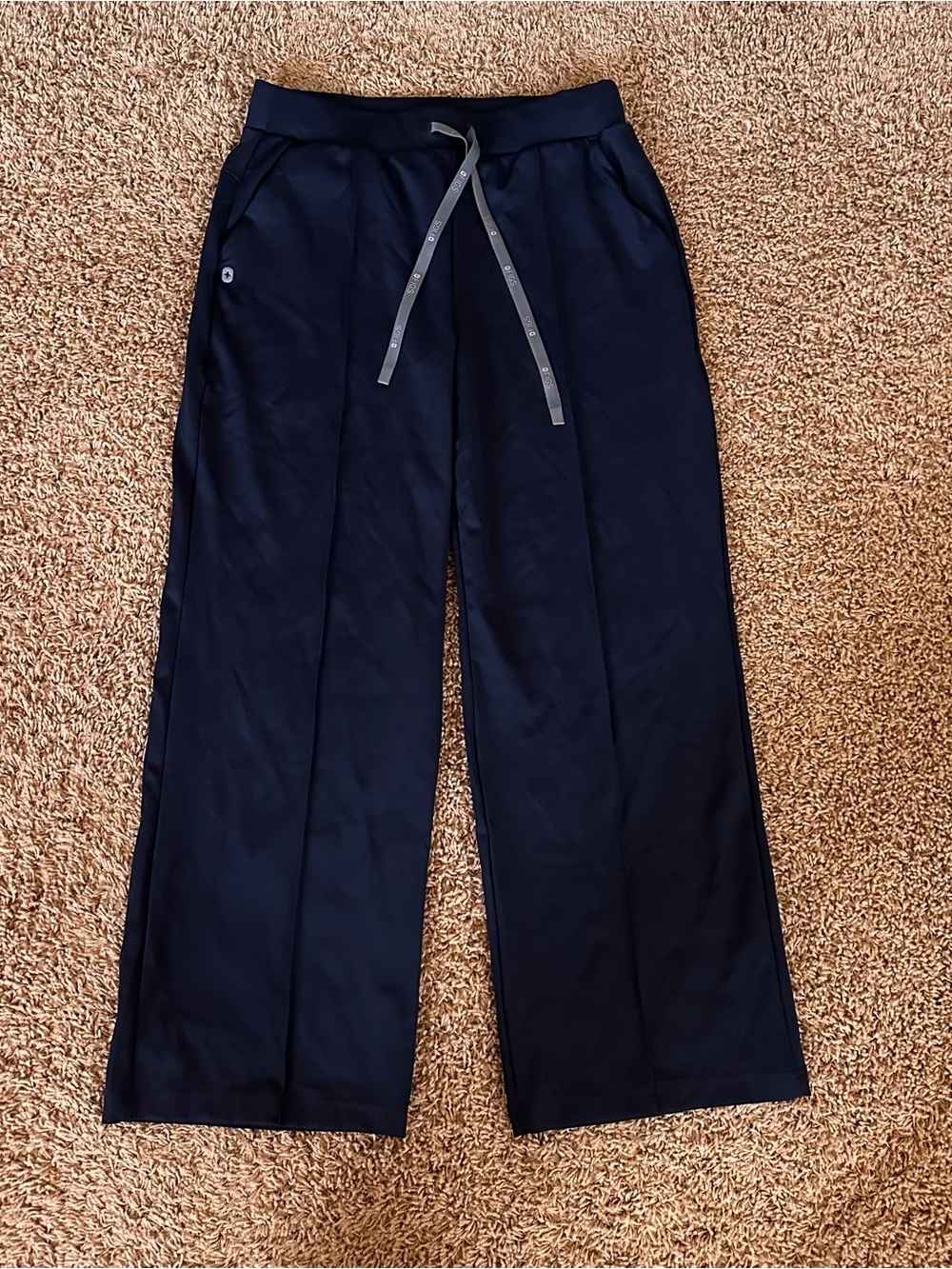 Figs Navy Piedra High Rise Scrub Pants LP